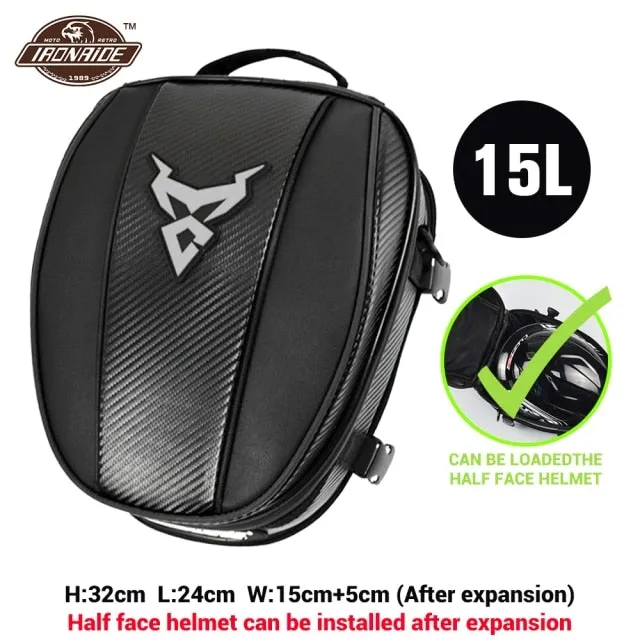 2 In 1 Motorcycle Seat Bag and BackPack