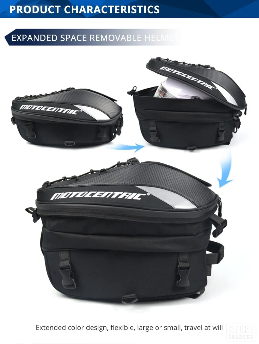 2 In 1 Motorcycle Seat Bag and BackPack