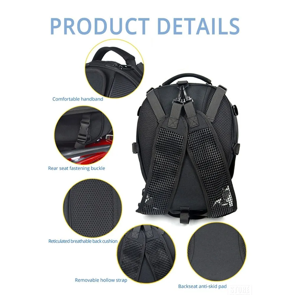 2 In 1 Motorcycle Seat Bag and BackPack