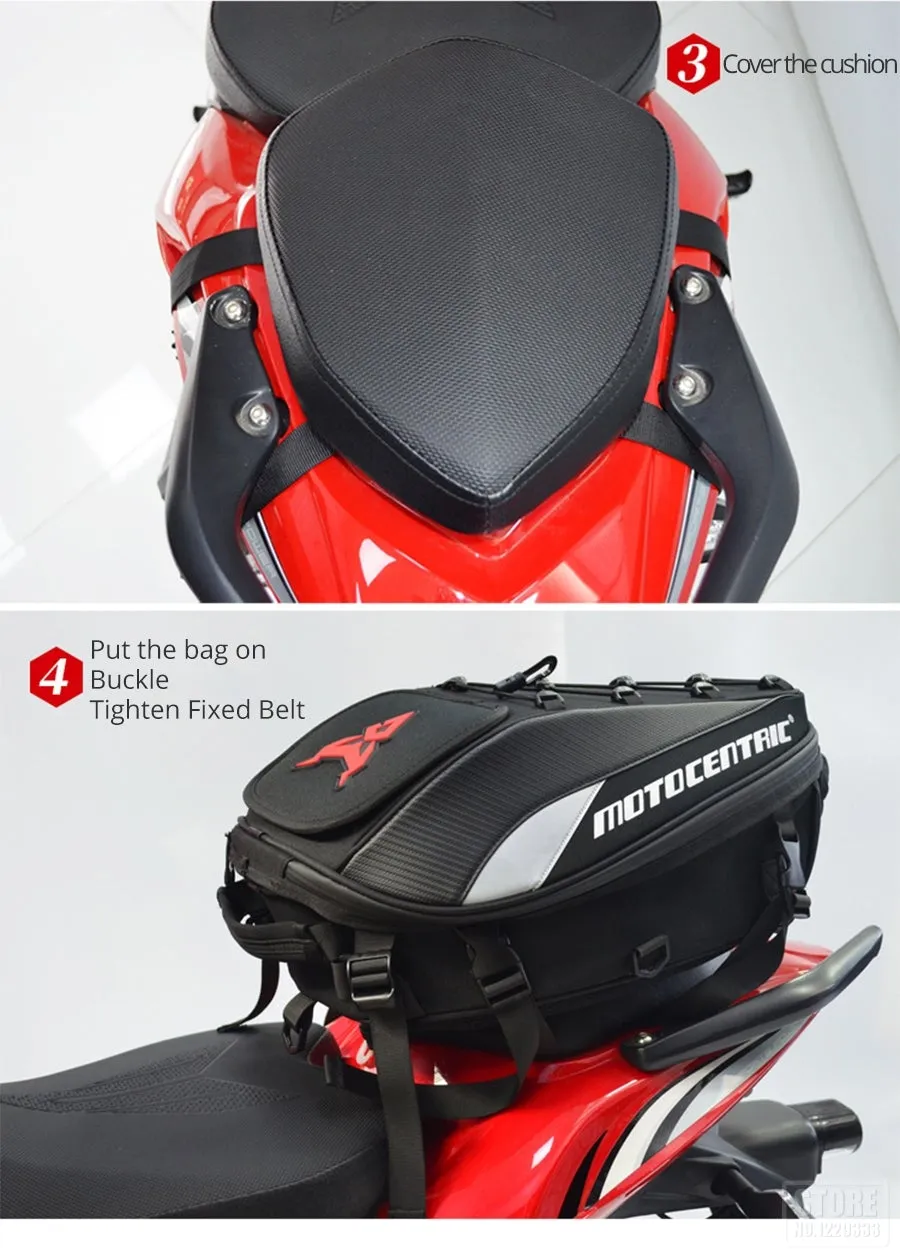 2 In 1 Motorcycle Seat Bag and BackPack