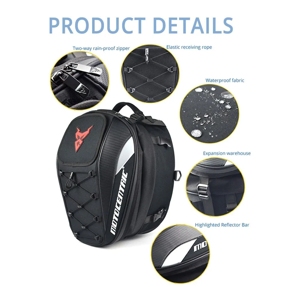 2 In 1 Motorcycle Seat Bag and BackPack