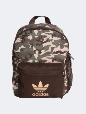 Adidas Camo Backpack Unisex Original Bag Brown/Beige