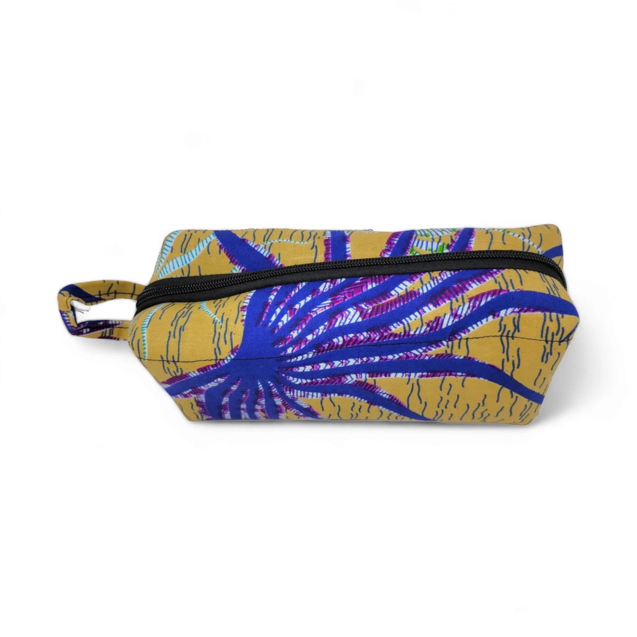 African Wax Print Cosmetic/Toiletries Travel Bag