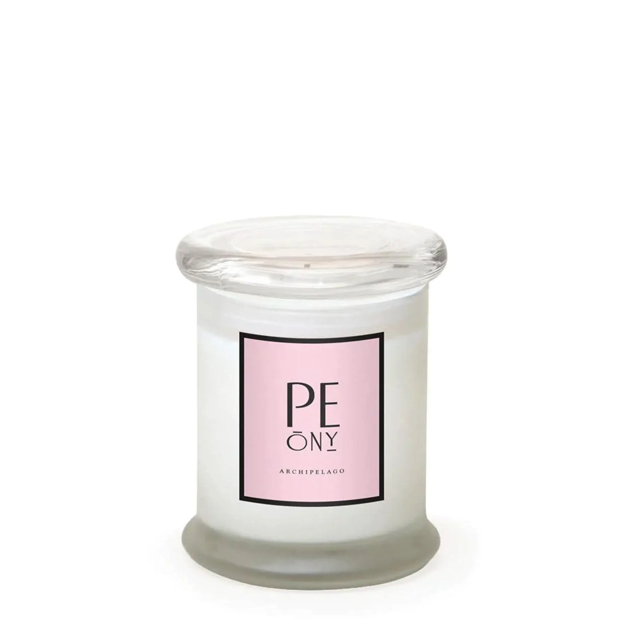 Archipelago Frosted Jar Candle - Peony