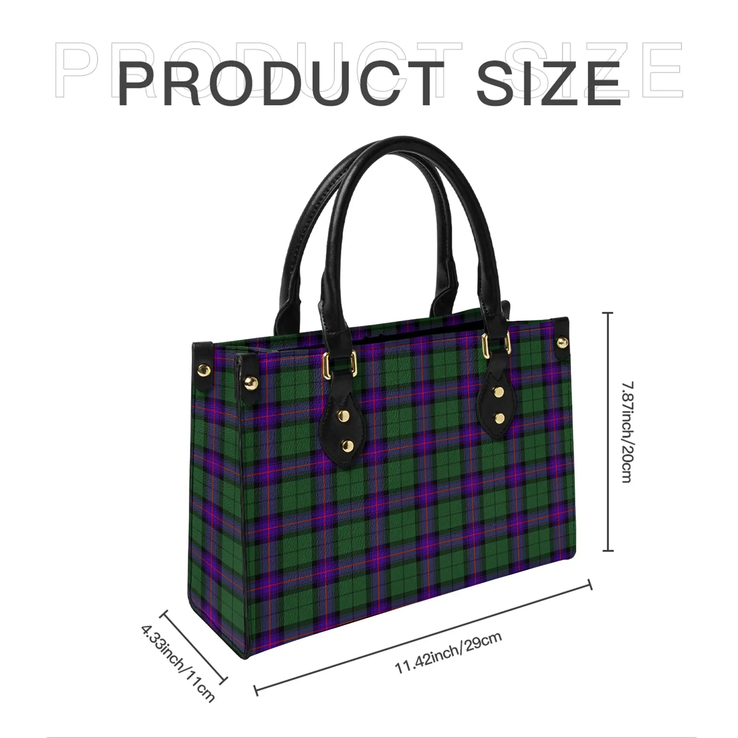 Armstrong Modern Tartan Leather Bag