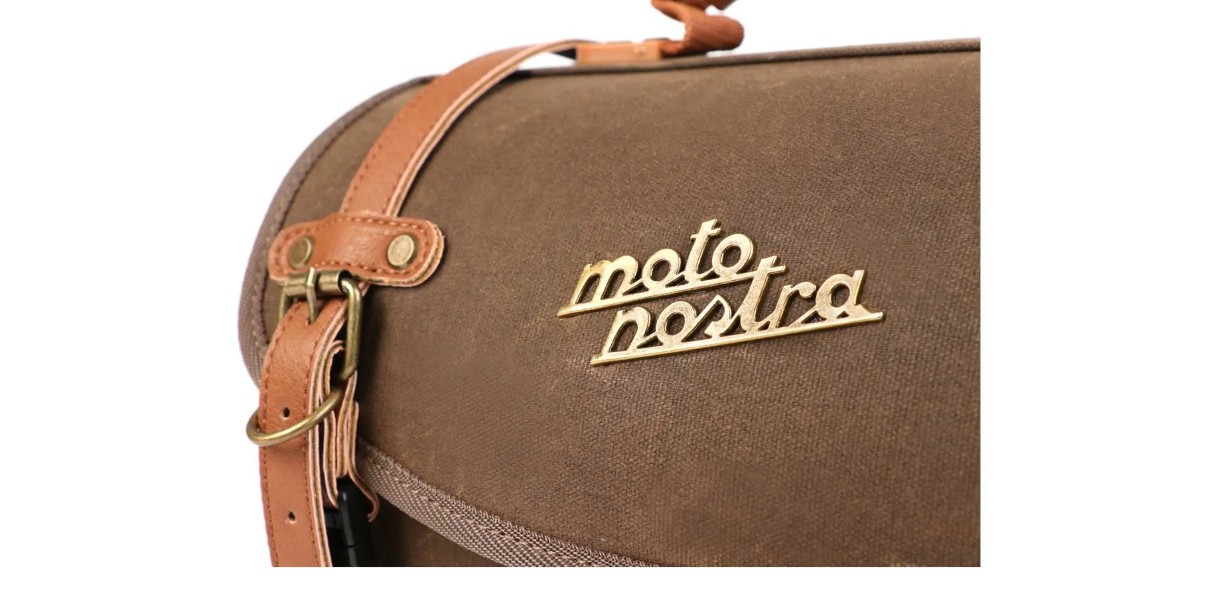 Bag/ Case Small for Carrier MOTO NOSTRA Brown | Vespa GTS/GTV/ LX/LXV/ ET4/S/ Sprint/ Primavera 125-300cc