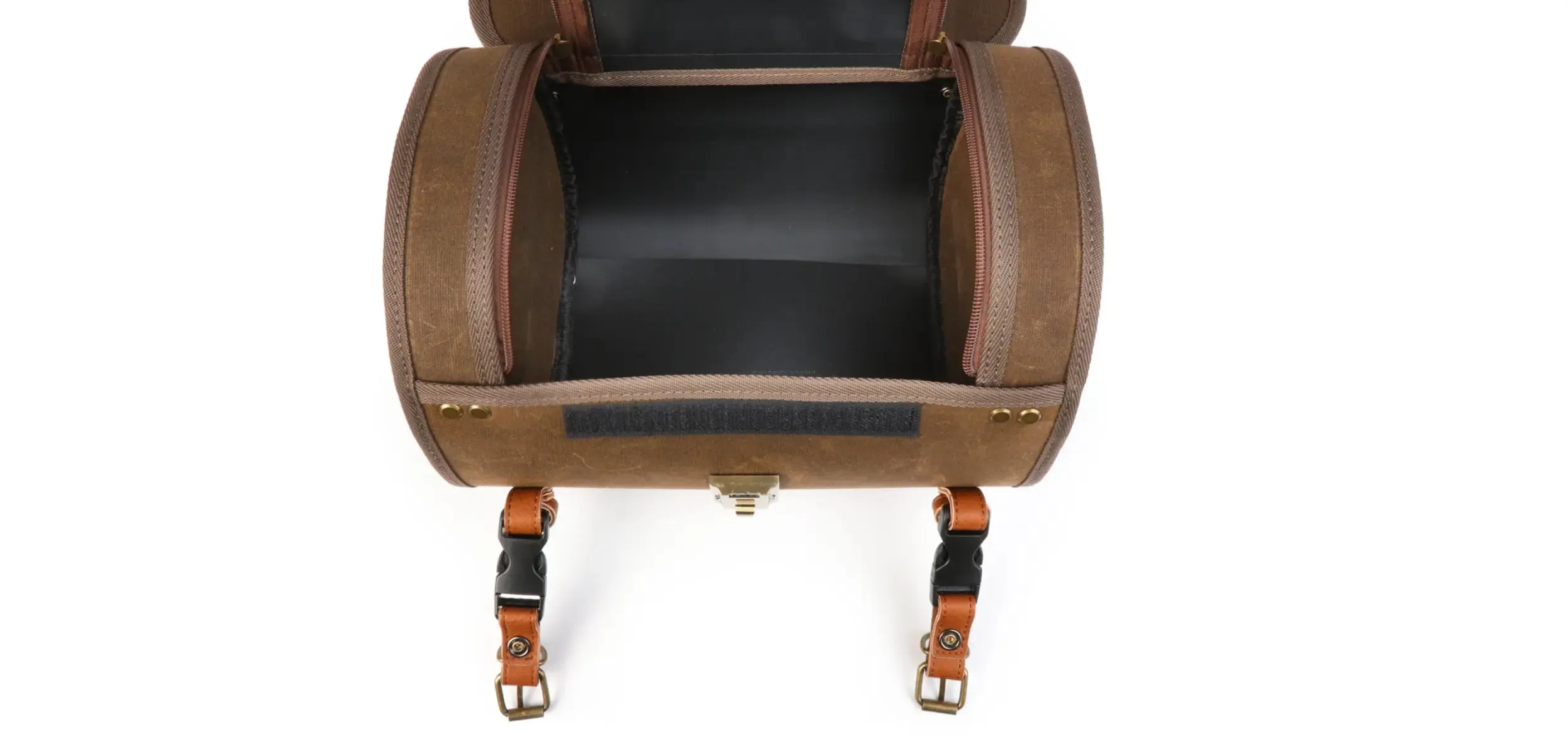 Bag/ Case Small for Carrier MOTO NOSTRA Brown | Vespa GTS/GTV/ LX/LXV/ ET4/S/ Sprint/ Primavera 125-300cc