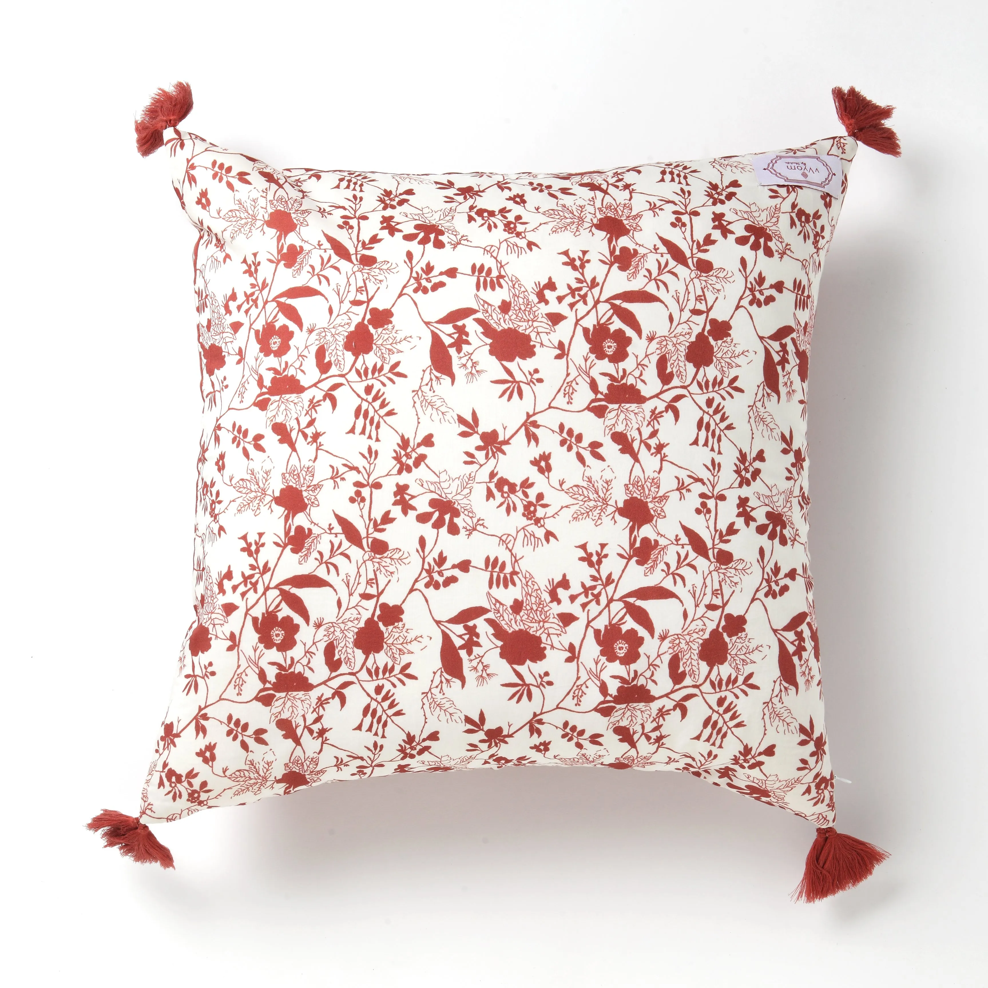 Bahaarloom Hibiscus Reversible Cushion