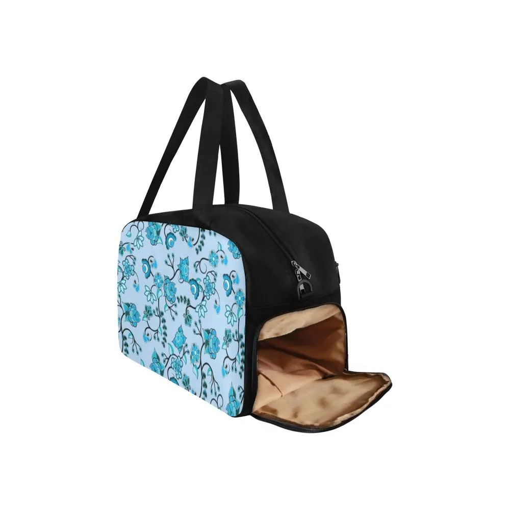 Blue Floral Amour Weekend Travel Bag