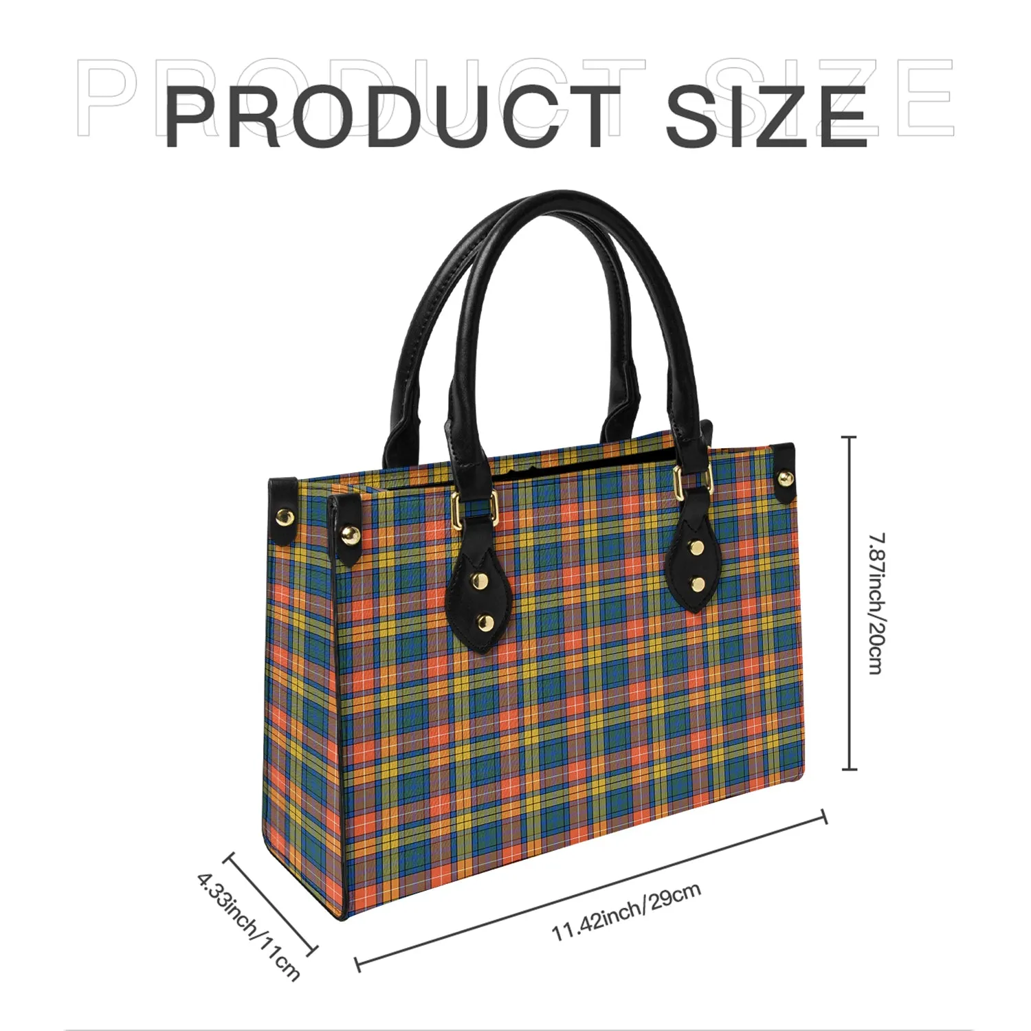 Buchanan Ancient Tartan Leather Bag