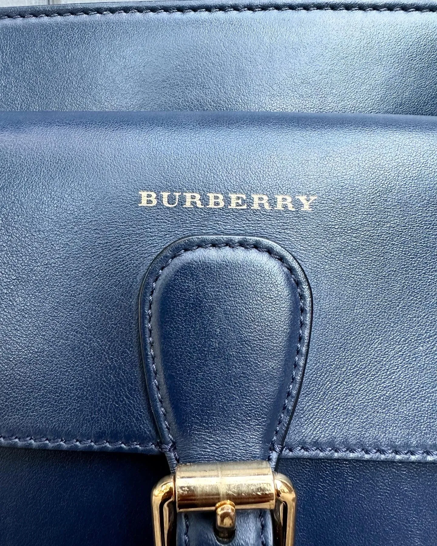 BURBERRY Leather Shoulder Crossbody Bag