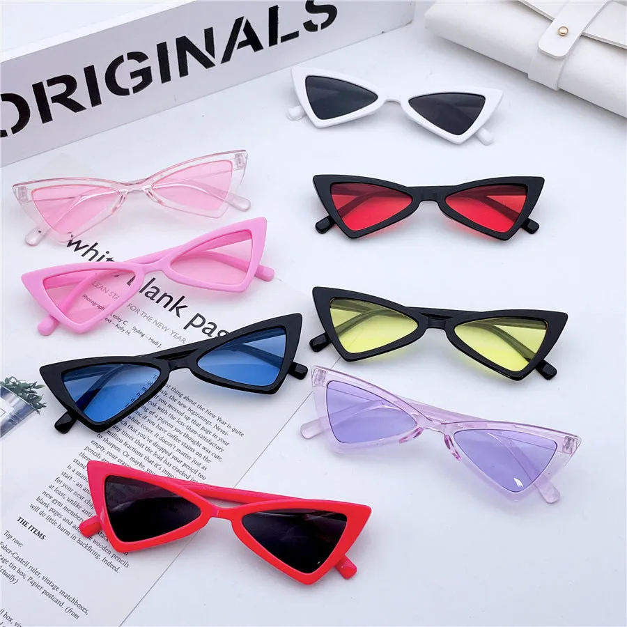 children's sunglasses for boys and girls, cool and trendy sunglasses, girls' anti-UV sun visors, trendy