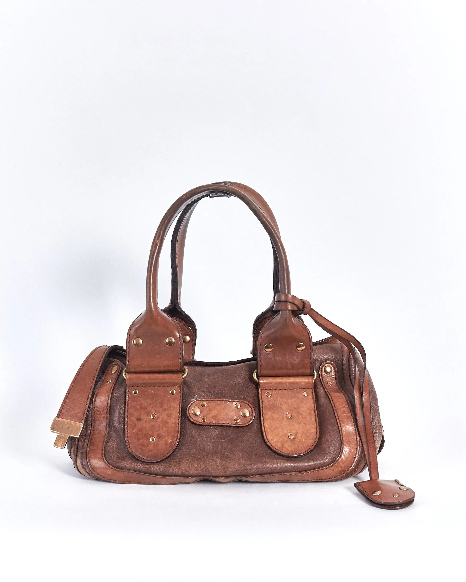 Chloé 'bay' leather handbag, brown