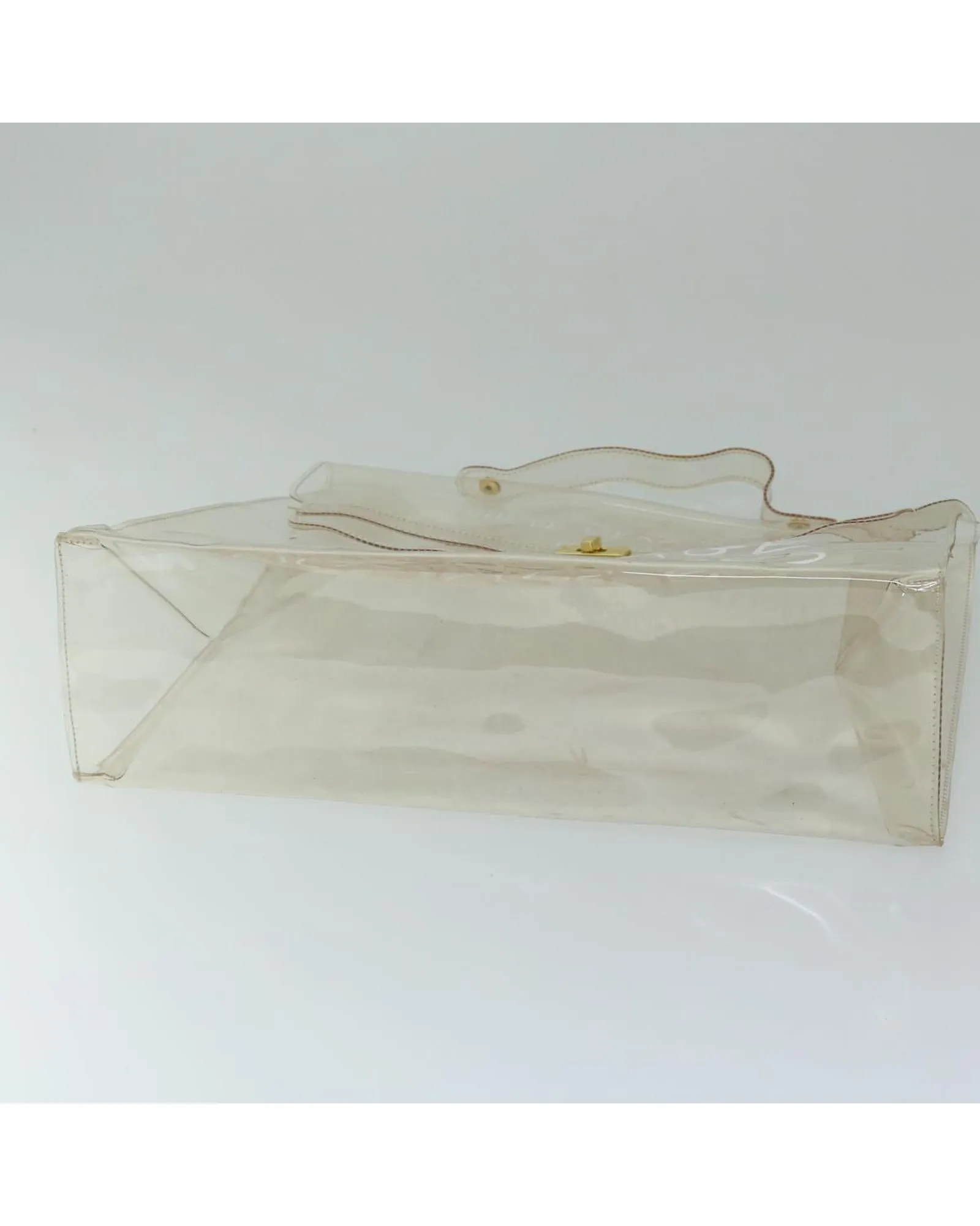 Clear Vinyl Kelly Hand Bag by Hermes