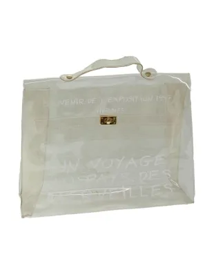 Clear Vinyl Kelly Hand Bag by Hermes