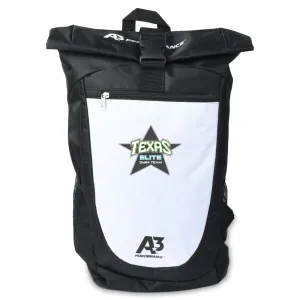 Custom Texas Elite Swim Team Logo Roll-Top Backpack