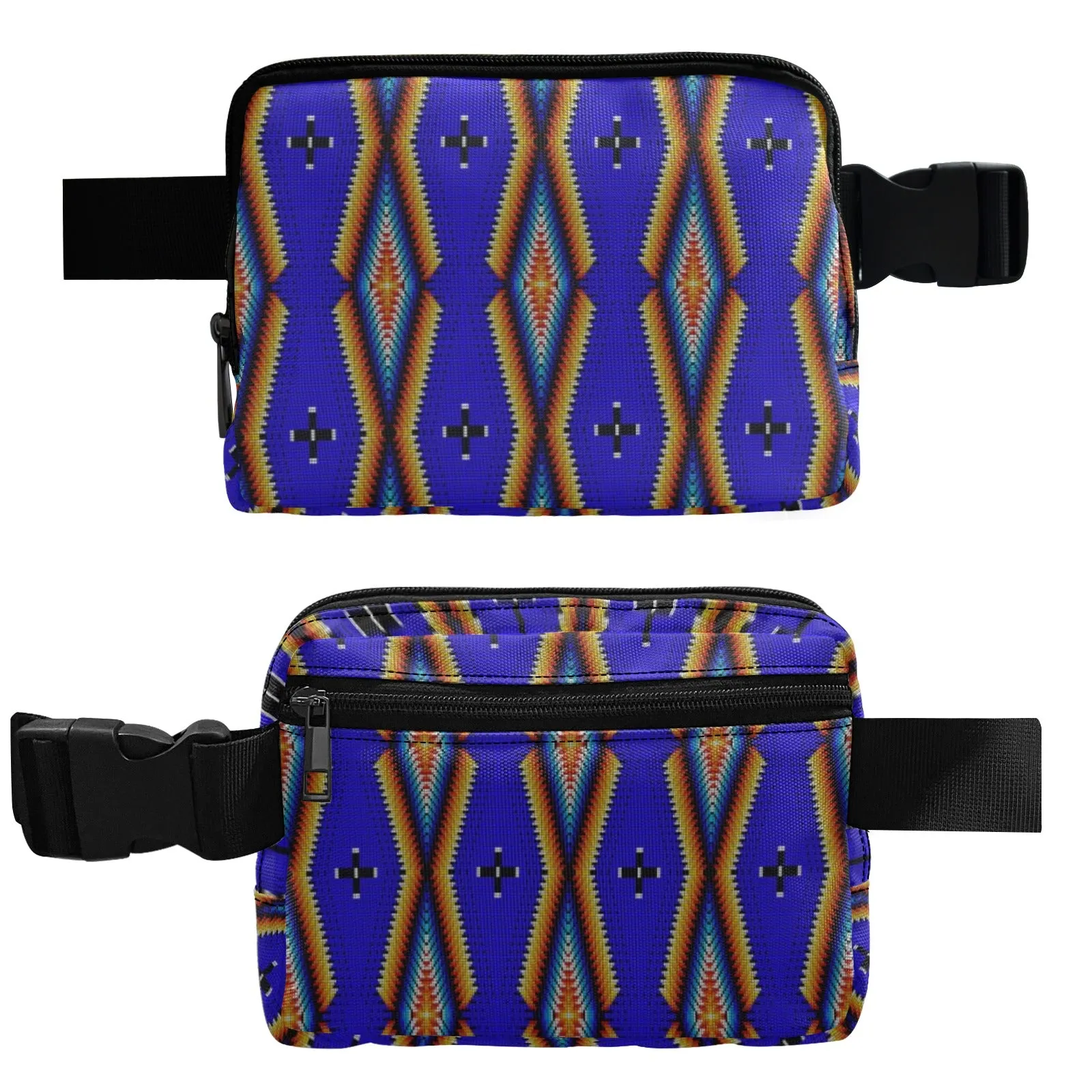 Diamond in the Bluff Blue Belt Bag