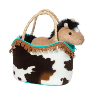 Douglas Sassy Pet Sak Western with Buckskin Horse 6.5"