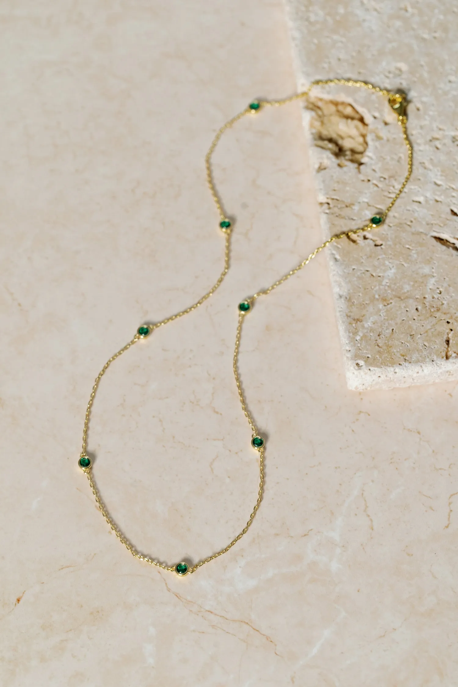 Eleanor Pavé Chain Necklace