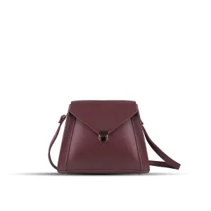 EVA MAROON HANDBAG