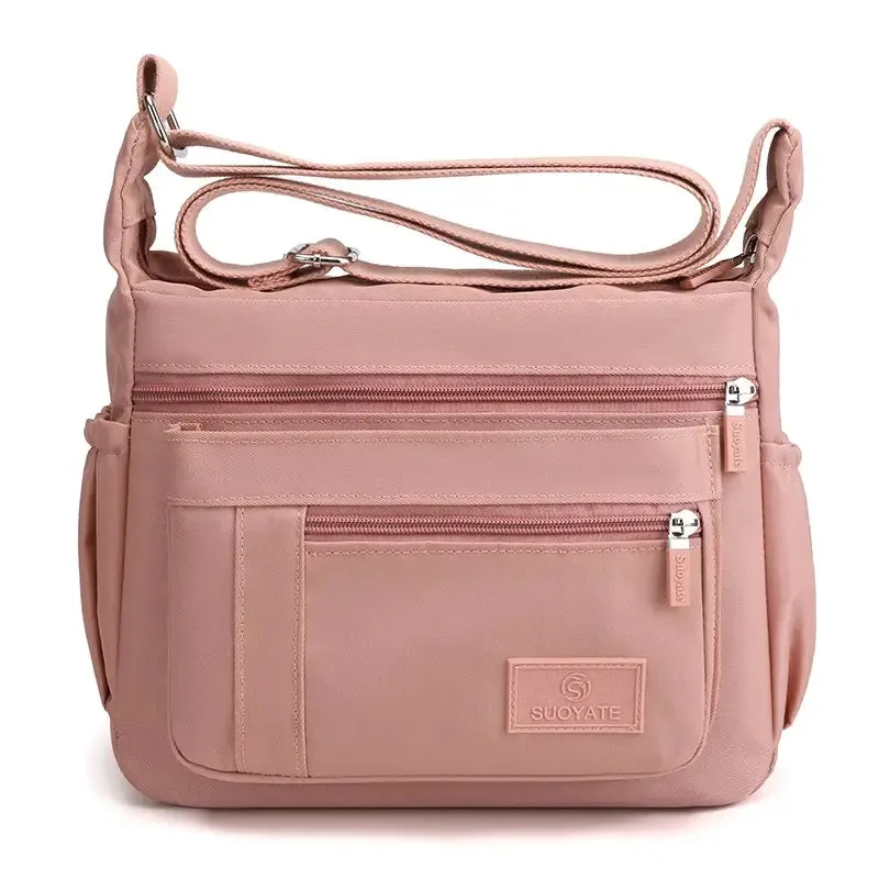 Fashion Shoulder Crossbody Bag for Women Messenger Bags Waterproof Nylon Ladies Handbag