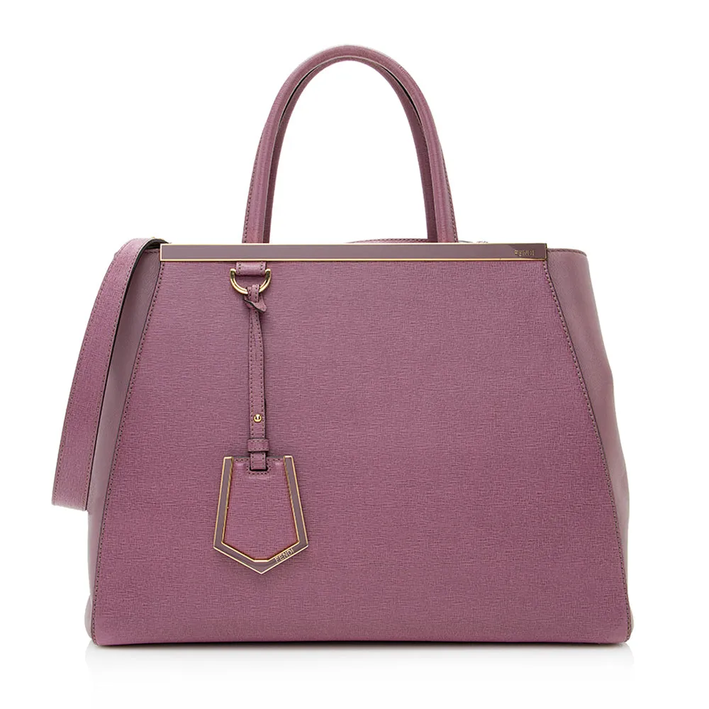 Fendi Calfskin 2Jours Tote (SHF-20659)