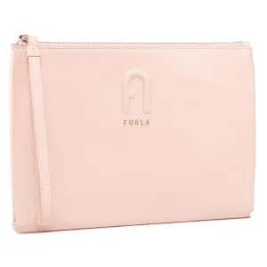 Furla Rita XL Envelope Clutch Bag - Candy Rose