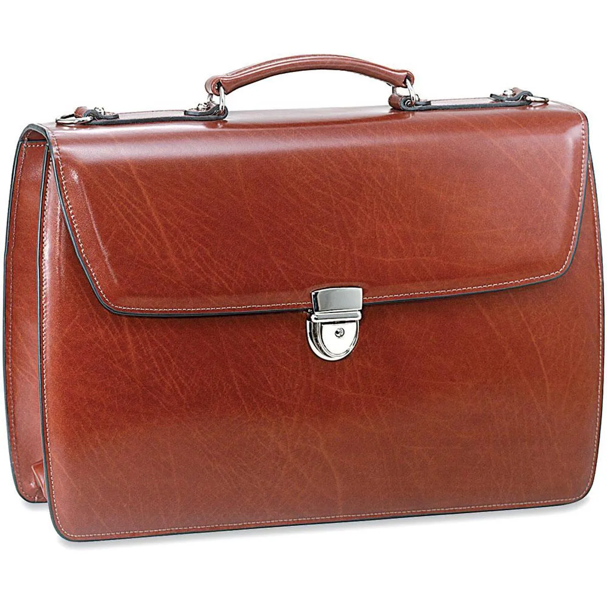 Jack Georges Elements Executive Leather Briefcase 4403