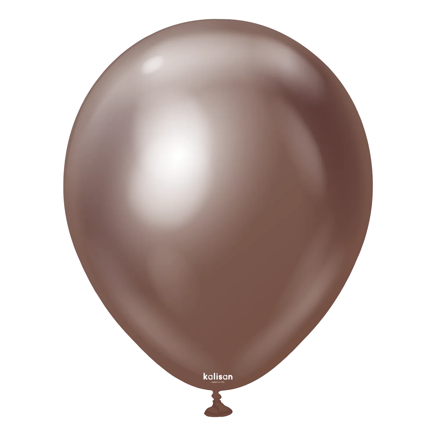 Kalisan Latex Mirror Chocolate - 12", 50 Pieces