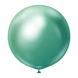 Kalisan Latex Mirror Green - 18", 25 Pieces