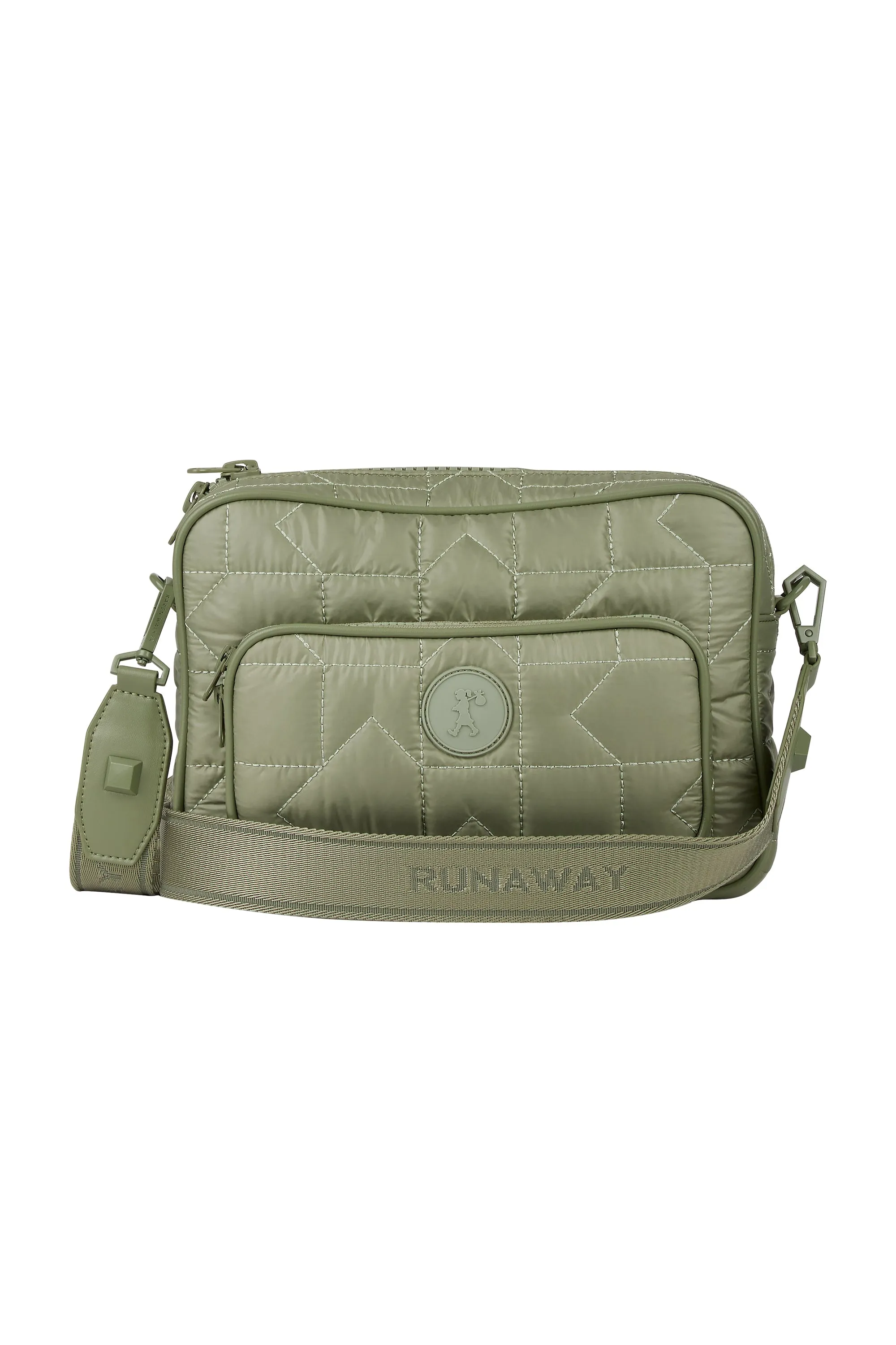 Karen Walker Monogram Quilted Large Camera Bag - Sage