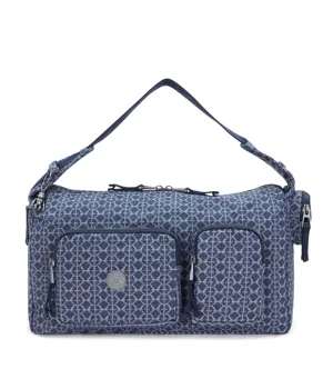 Karis M Shoulder Bag Signature Denim