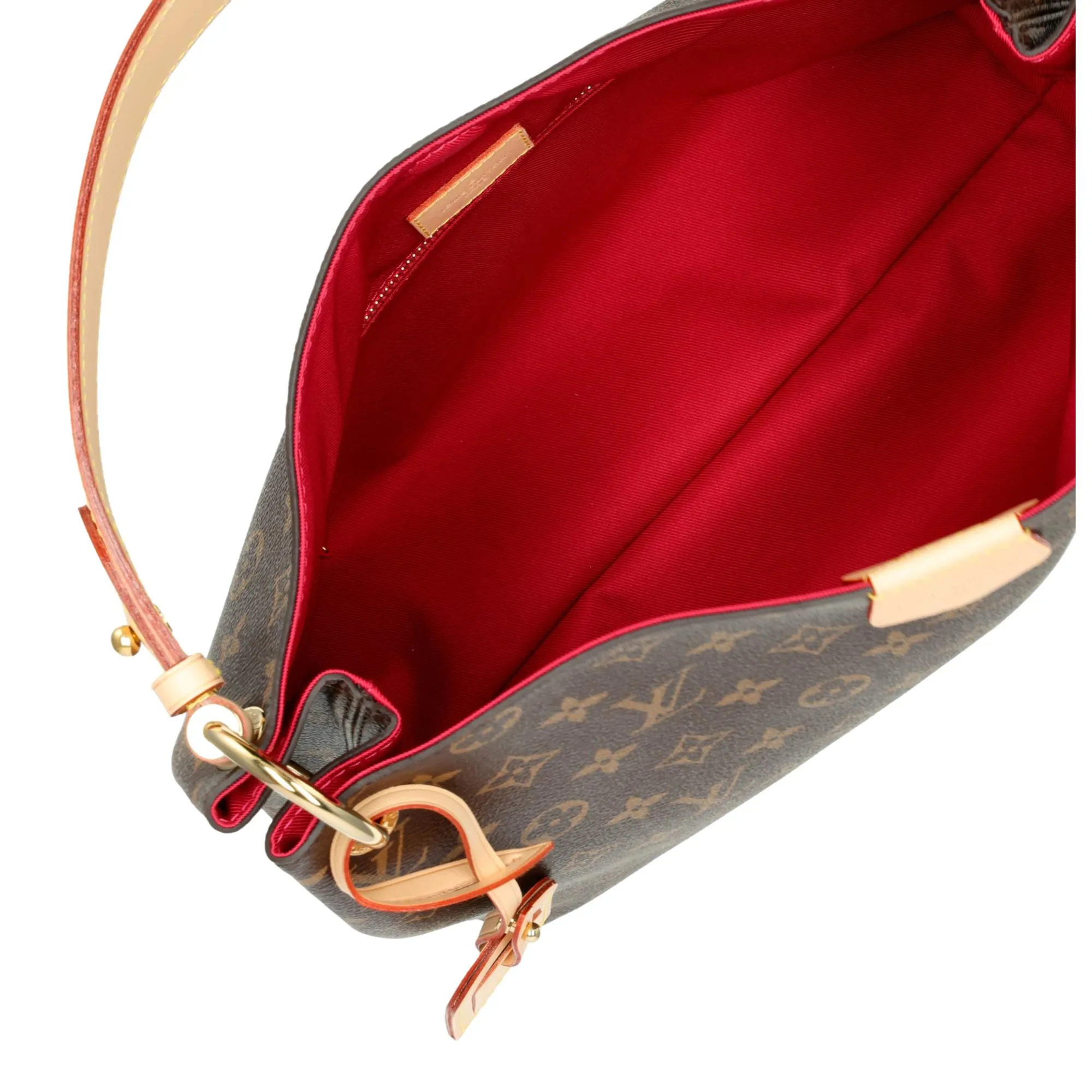 Louis Vuitton Graceful MM Monogram Canvas Hobo Shoulder Bag