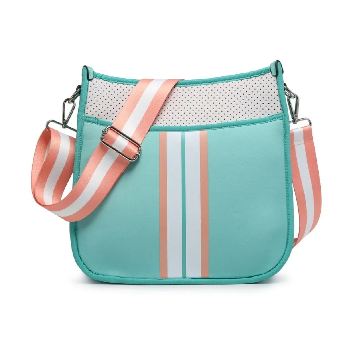 M2024STRP Stripe Neoprene Crossbody w/ Guitar Strap