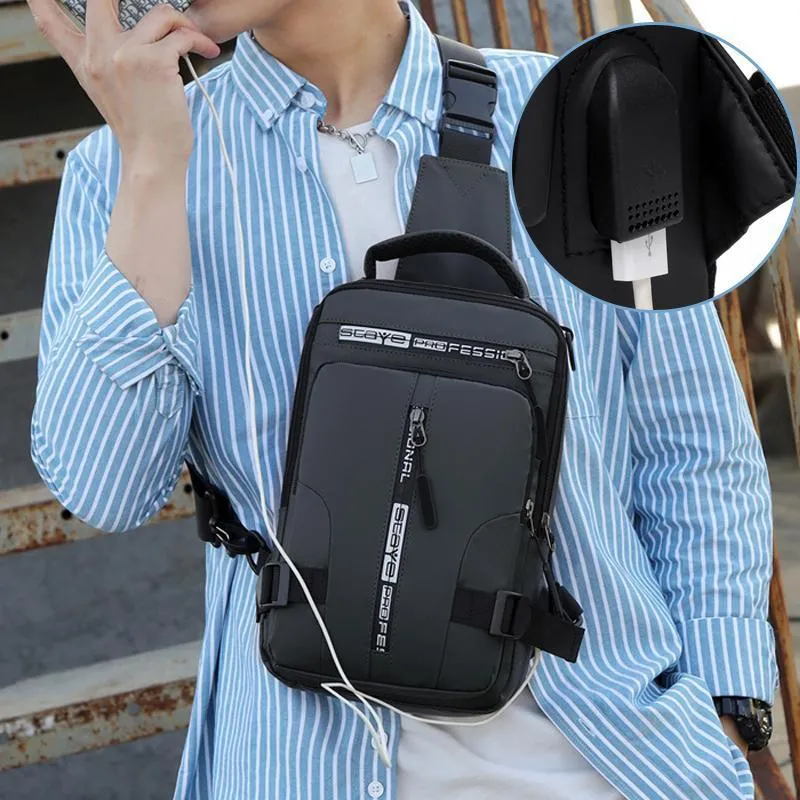 Multi-functional Mens Crossbody Bag