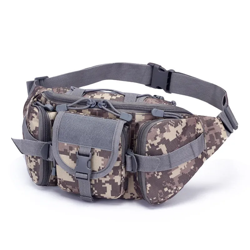 OUTDOOR SPORTS WATERPROOF WAIST BAG FISHING MULTI FUNCTIONAL CHEST BAG