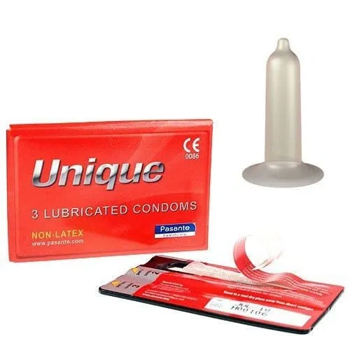 Pasante Unique Latex-Free Condoms - DISCONTINUED