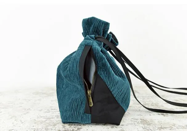 PatchWork Drawstring Casual Large Women Travel Bag Shoulder Bag