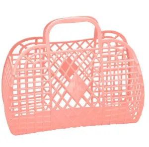 Peach Large Retro Basket