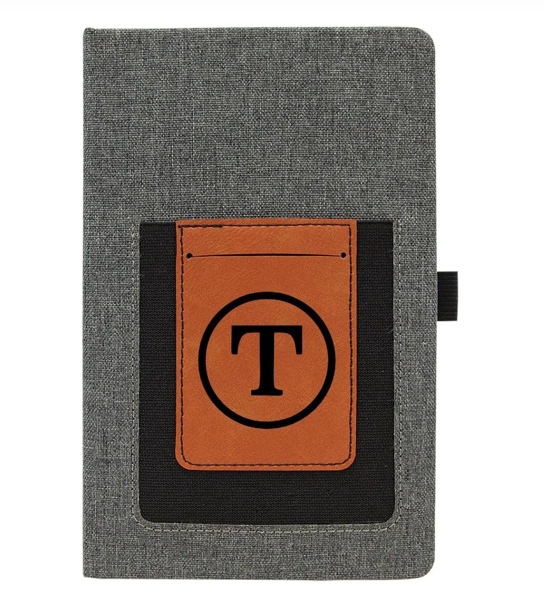 Personalized Journal with Card Slot