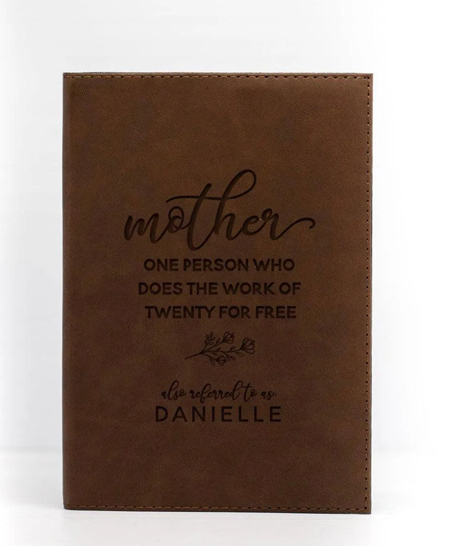 Personalized Soft Cover Journal for Mom