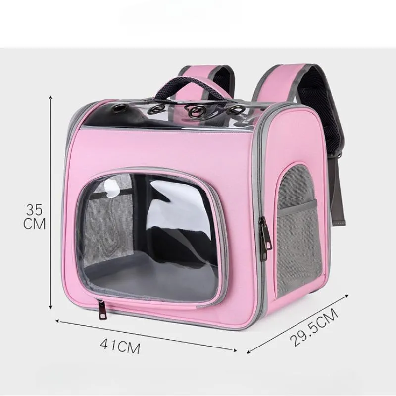 Pet bag cat bag full network breathable outdoor portable large capacity backpack pet bag portable foldable dog bag