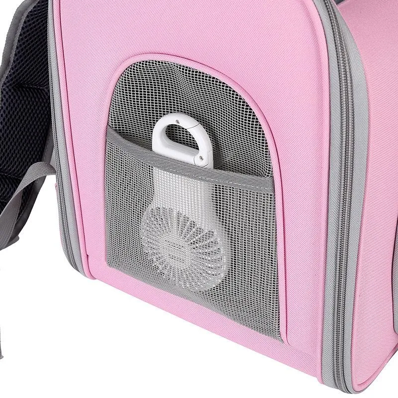 Pet bag cat bag full network breathable outdoor portable large capacity backpack pet bag portable foldable dog bag