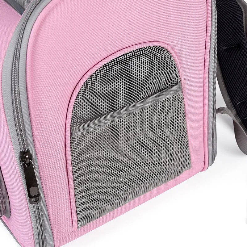 Pet bag cat bag full network breathable outdoor portable large capacity backpack pet bag portable foldable dog bag