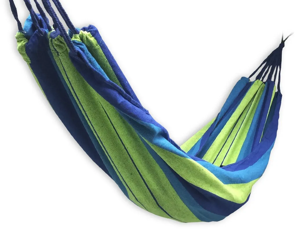 Portable Multi-functional Garden Hammock - Blue Grid