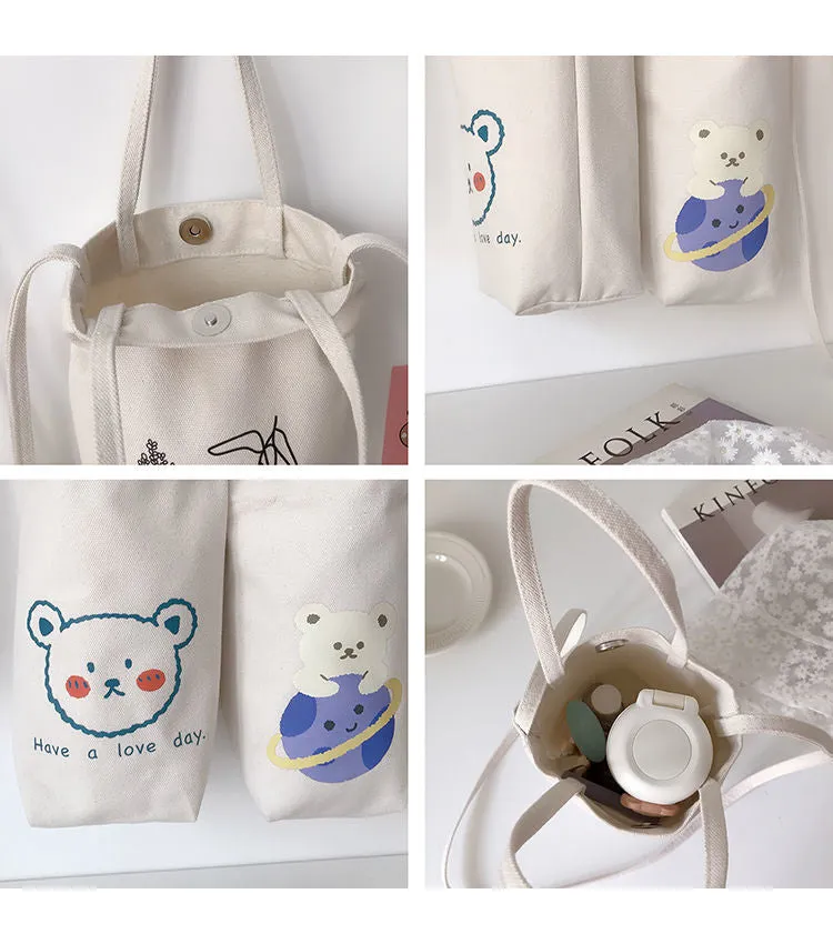 Portable Water Bottle Holder Bubble Tea Carry Bag