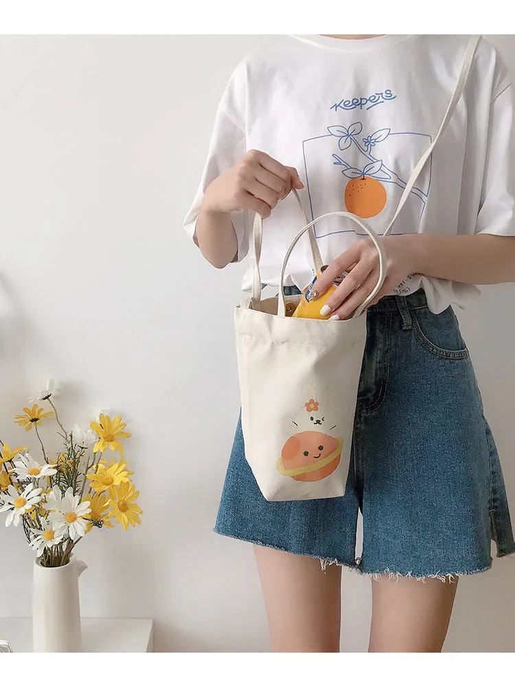 Portable Water Bottle Holder Bubble Tea Carry Bag