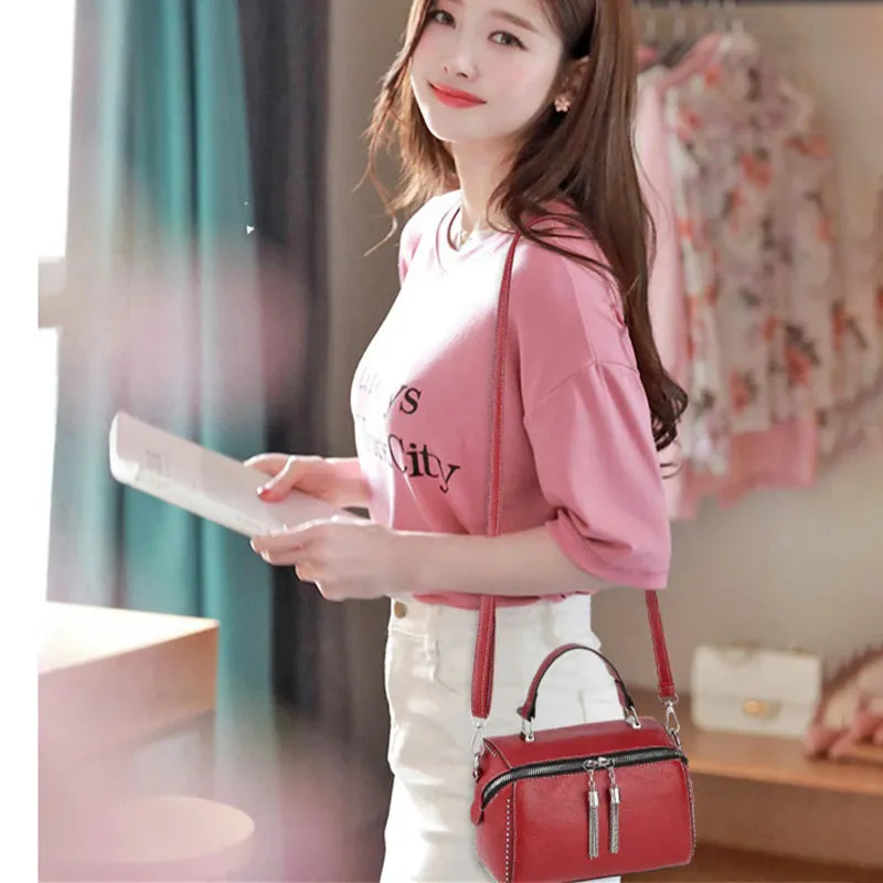 Practical and Stylish Genuine Leather Crossbody Shoulder Bags