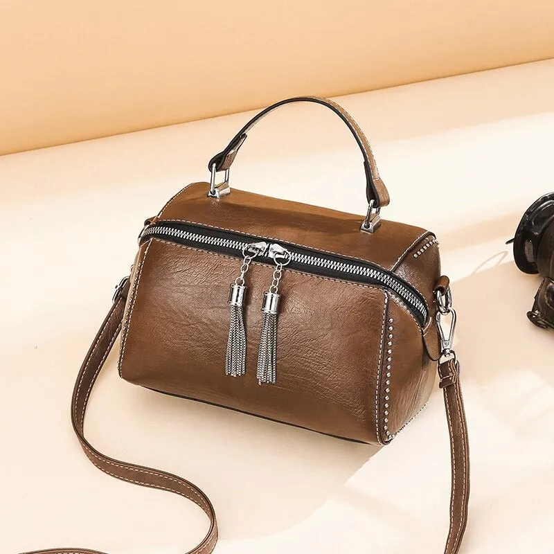 Practical and Stylish Genuine Leather Crossbody Shoulder Bags