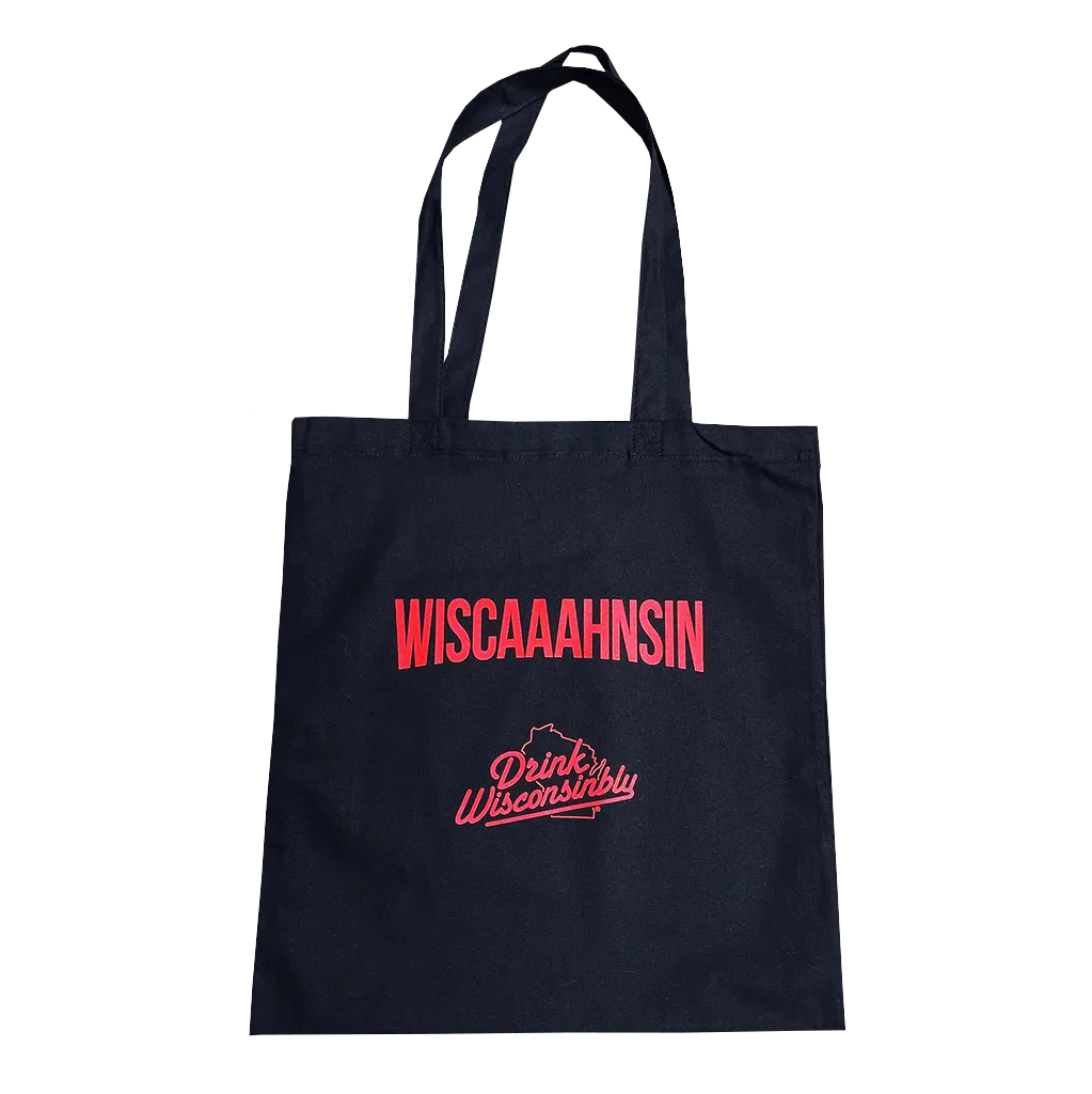 "Wiscaaahnsin" Canvas Tote